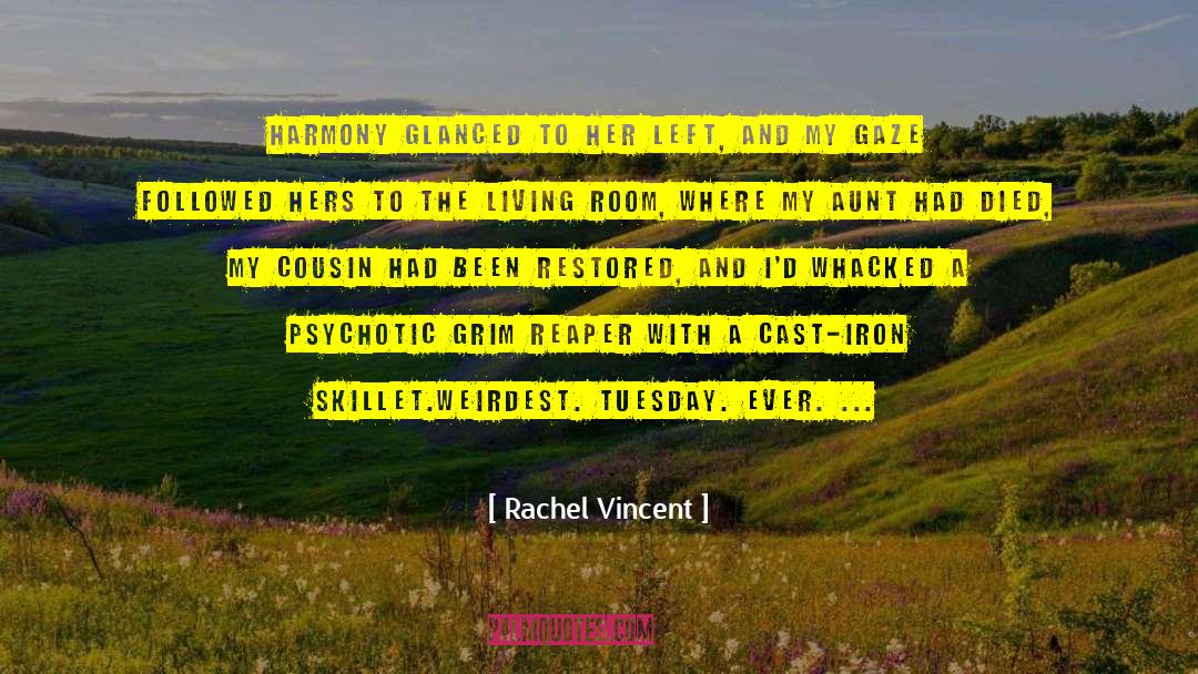 Weirdest quotes by Rachel Vincent