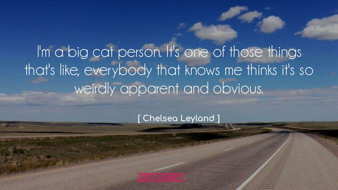 Weirdly quotes by Chelsea Leyland