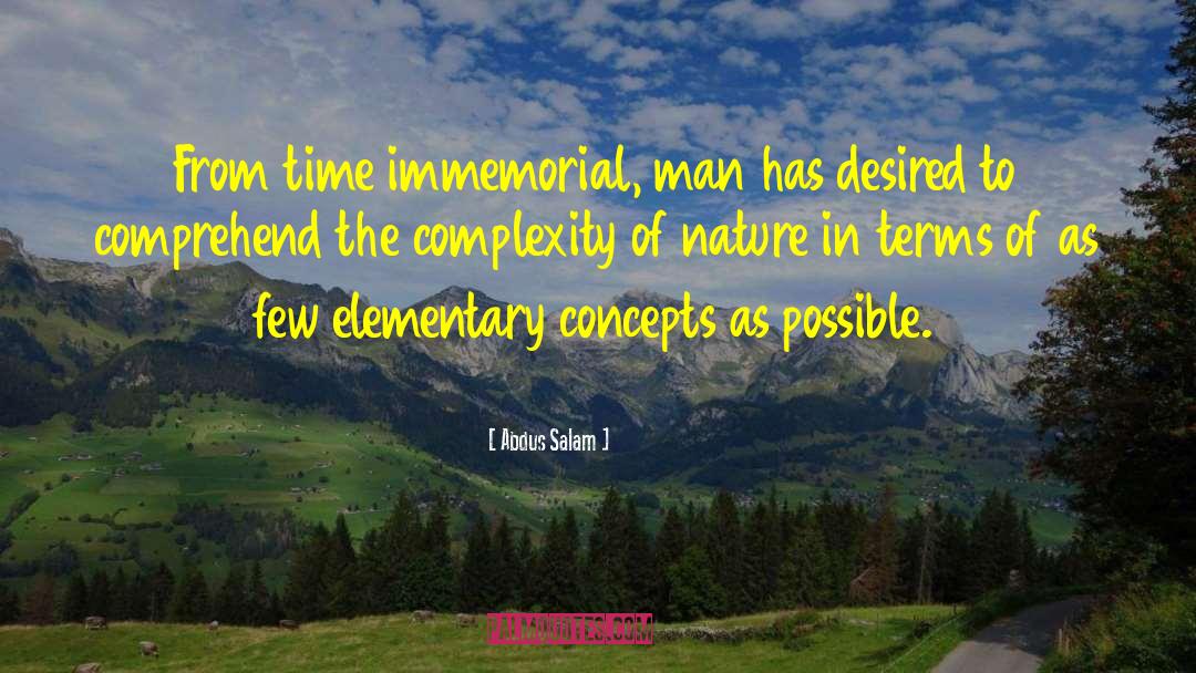 Weisenberg Elementary quotes by Abdus Salam