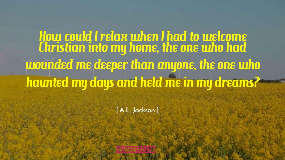 Welcome Home Mrs Jordan quotes by A.L. Jackson