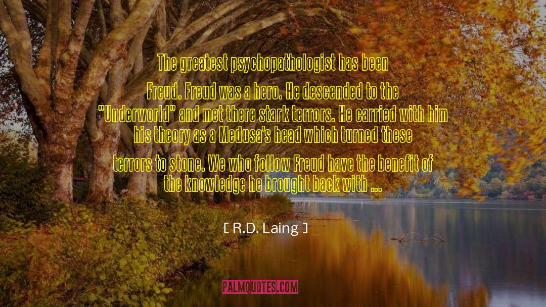 Welcome To The Underworld quotes by R.D. Laing