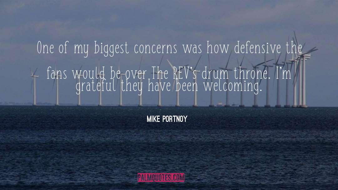 Welcoming quotes by Mike Portnoy