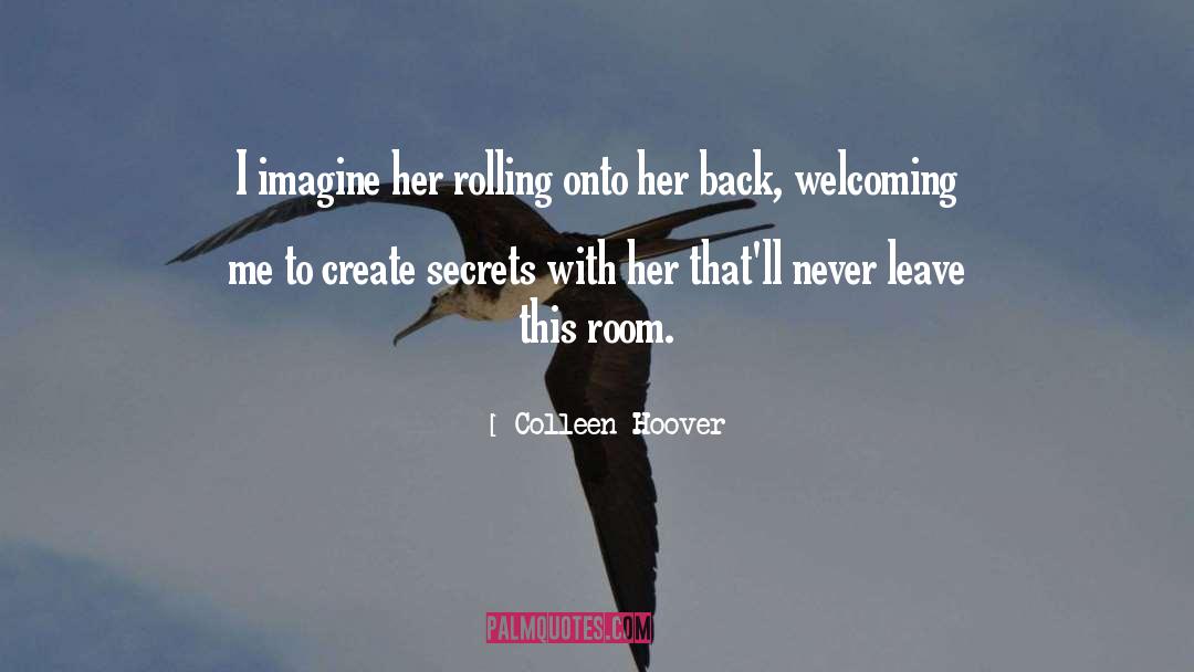 Welcoming quotes by Colleen Hoover