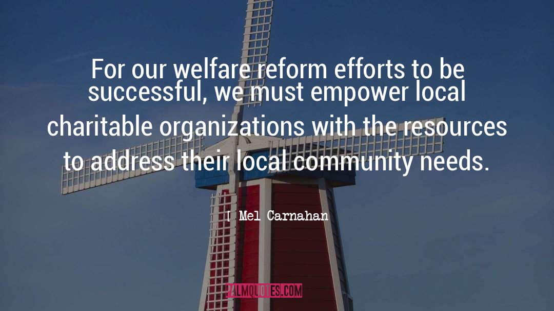 Welfare Economics quotes by Mel Carnahan