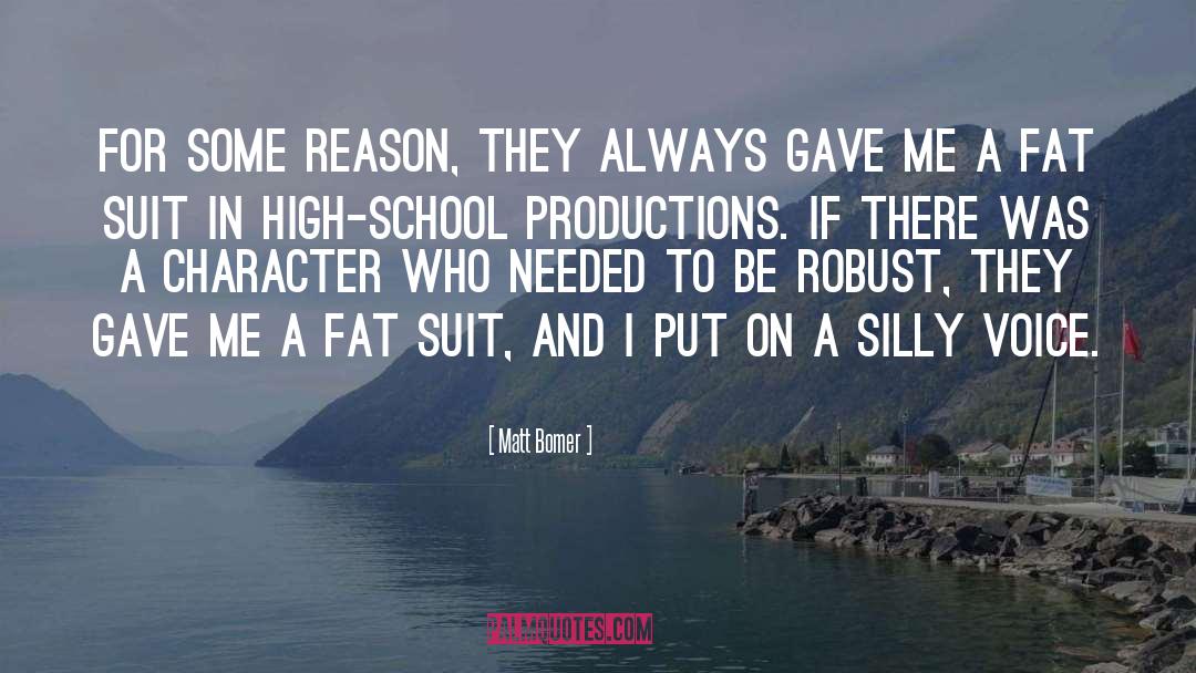 Wellesley High School quotes by Matt Bomer