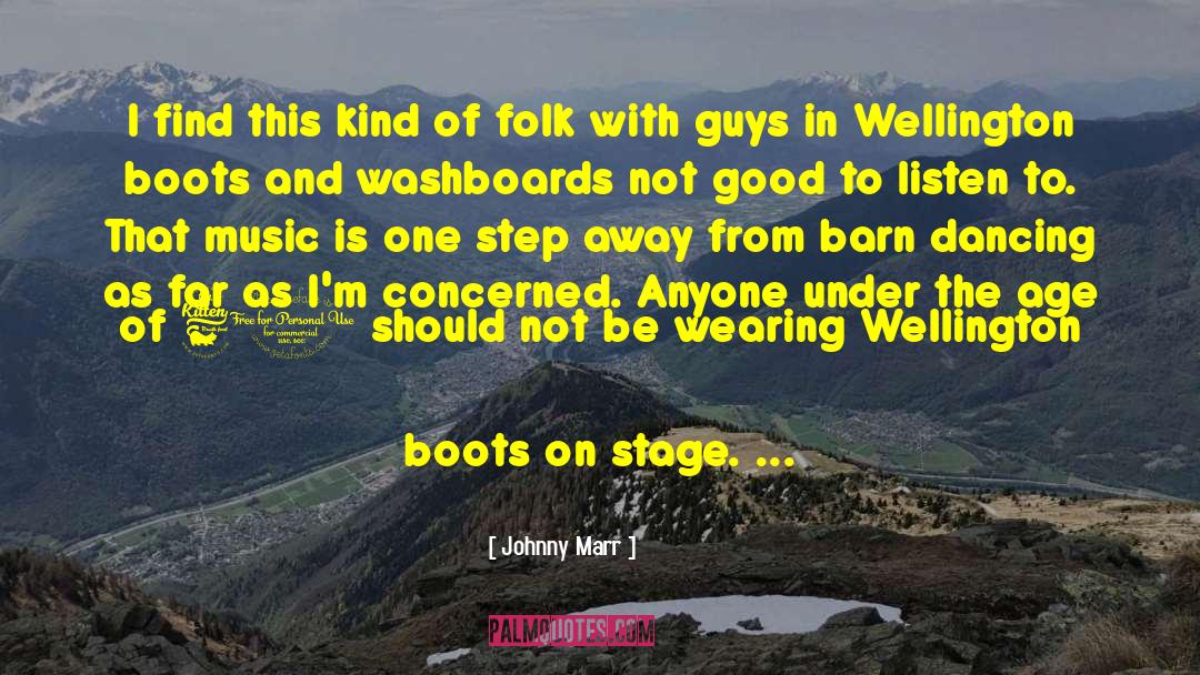 Wellington quotes by Johnny Marr