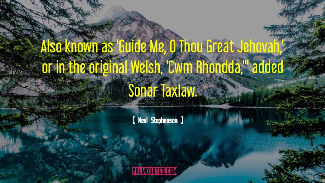 Welsh quotes by Neal Stephenson