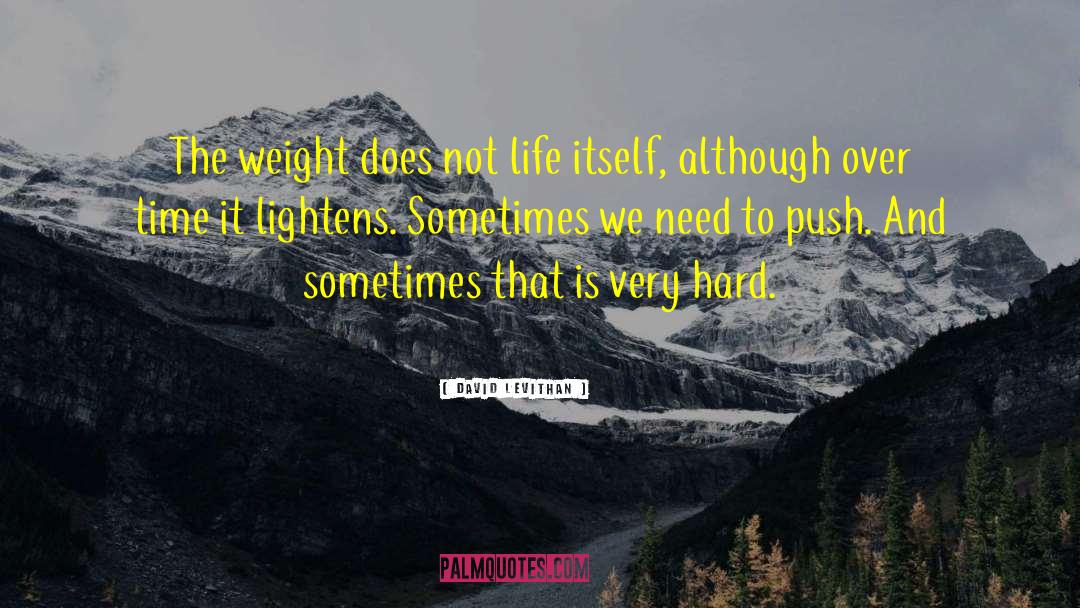 Welter Weight quotes by David Levithan