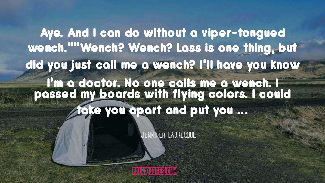 Wench quotes by Jennifer LaBrecque