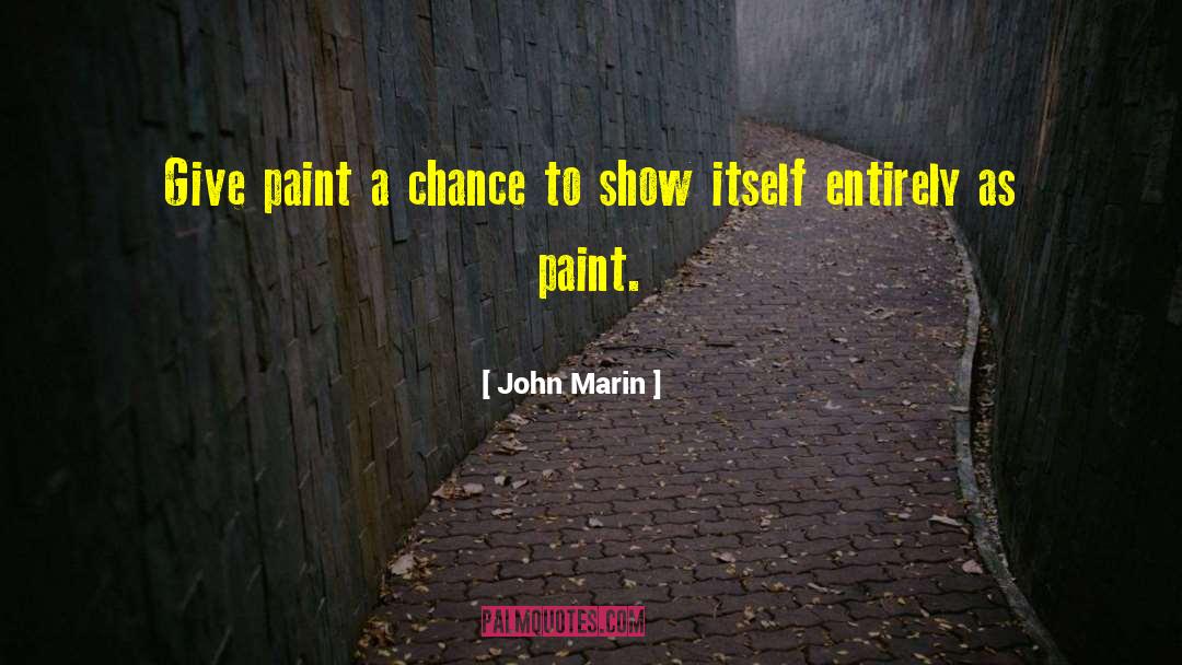 Wennersten Paint quotes by John Marin