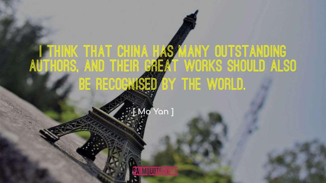 Wenqing Yan quotes by Mo Yan