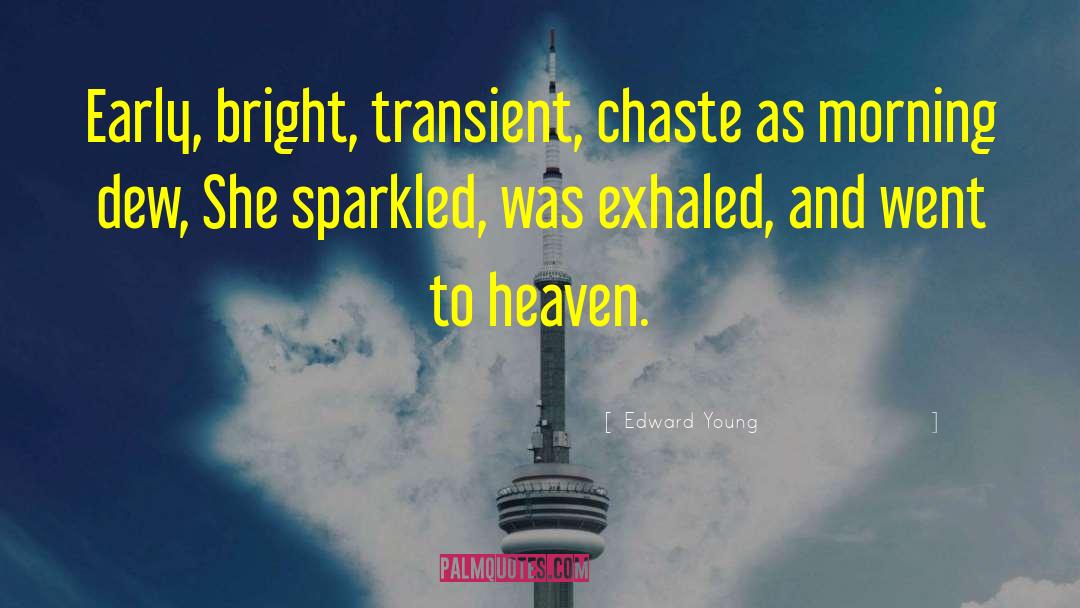 Went To Heaven quotes by Edward Young