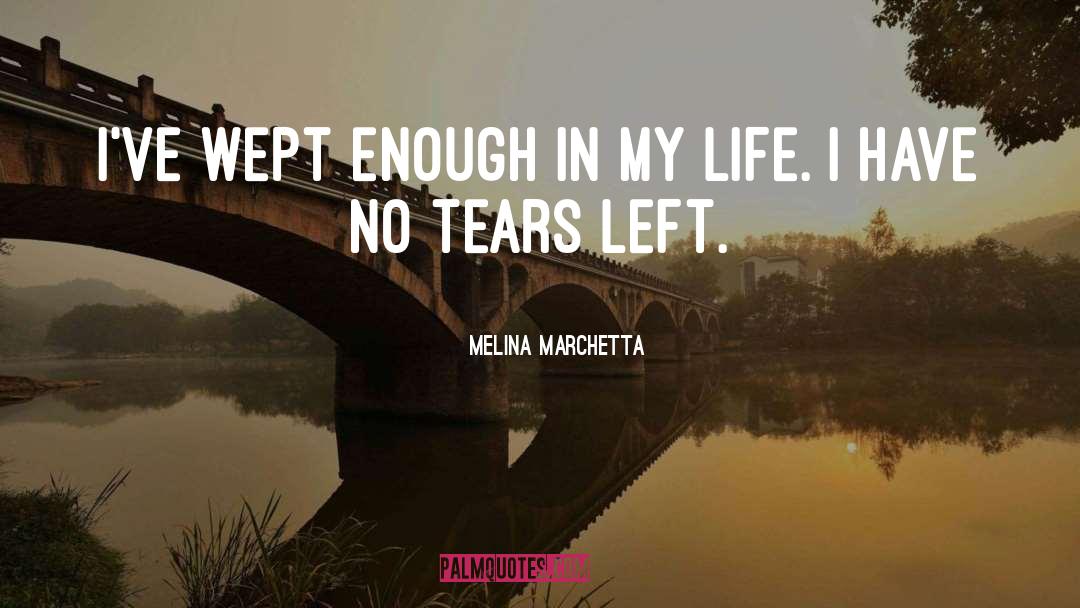 Wept quotes by Melina Marchetta