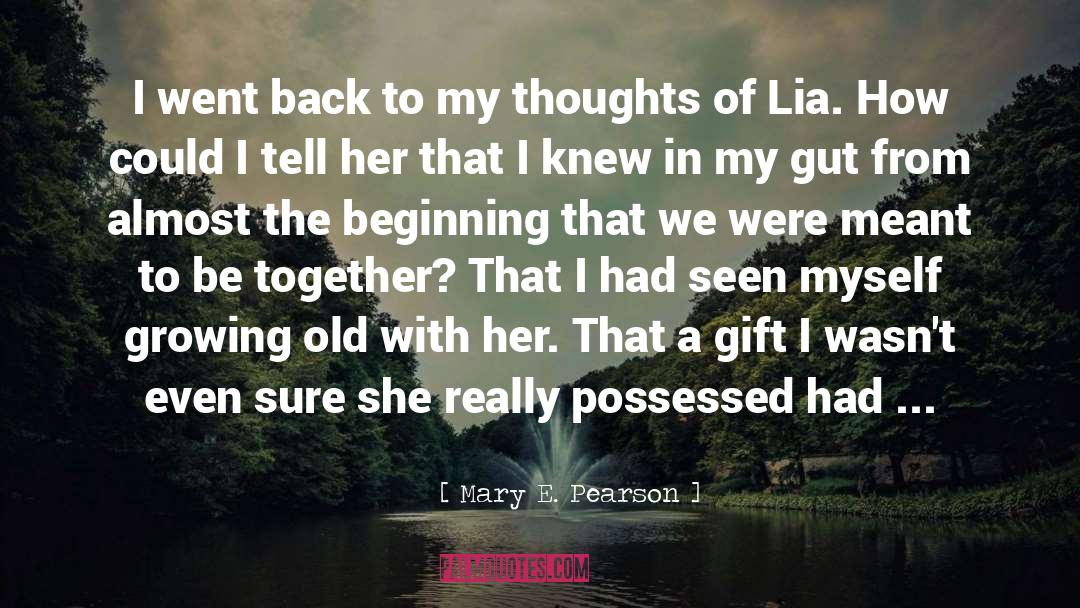 Were Meant To Be quotes by Mary E. Pearson