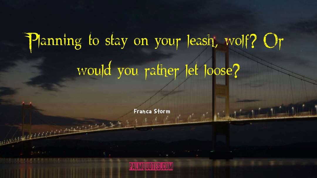 Werewolves quotes by Franca Storm