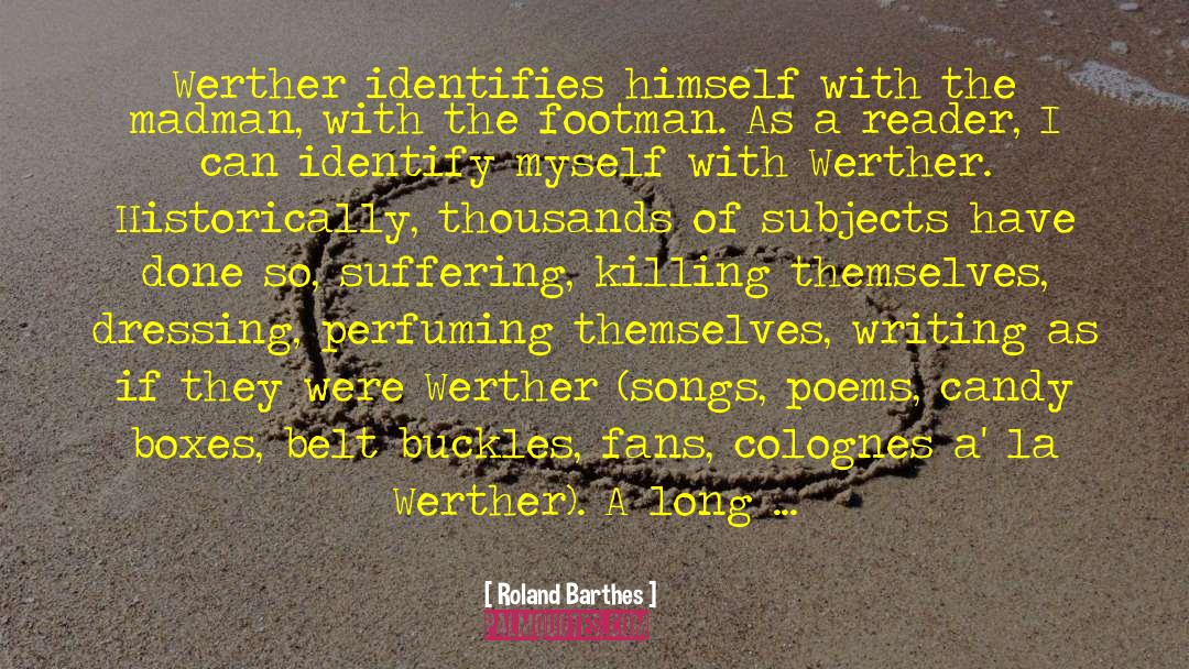 Werther quotes by Roland Barthes