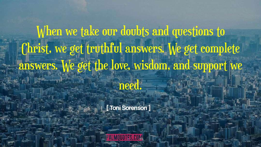 Wes And Faith quotes by Toni Sorenson