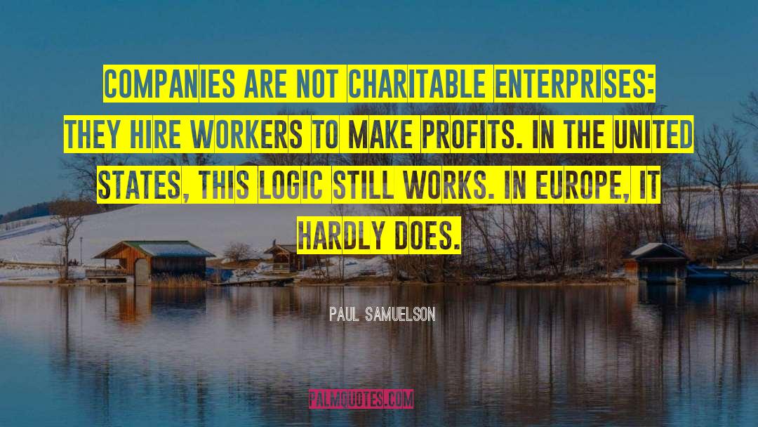 Wesolek Enterprises quotes by Paul Samuelson