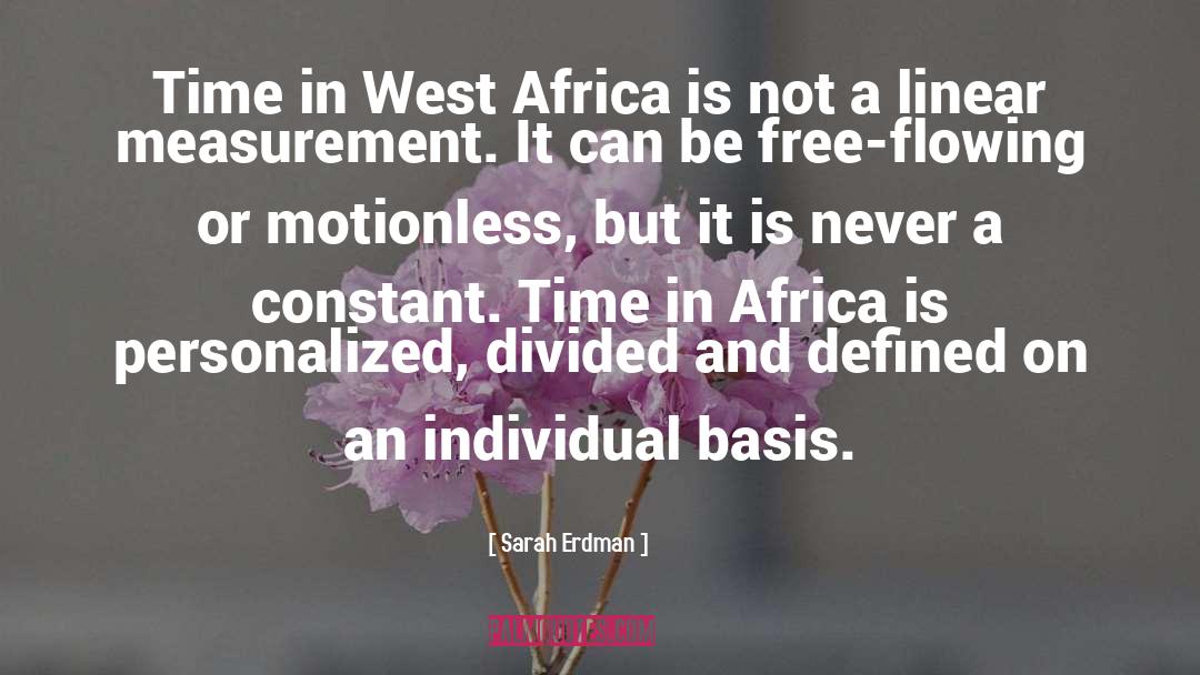 West Africa quotes by Sarah Erdman