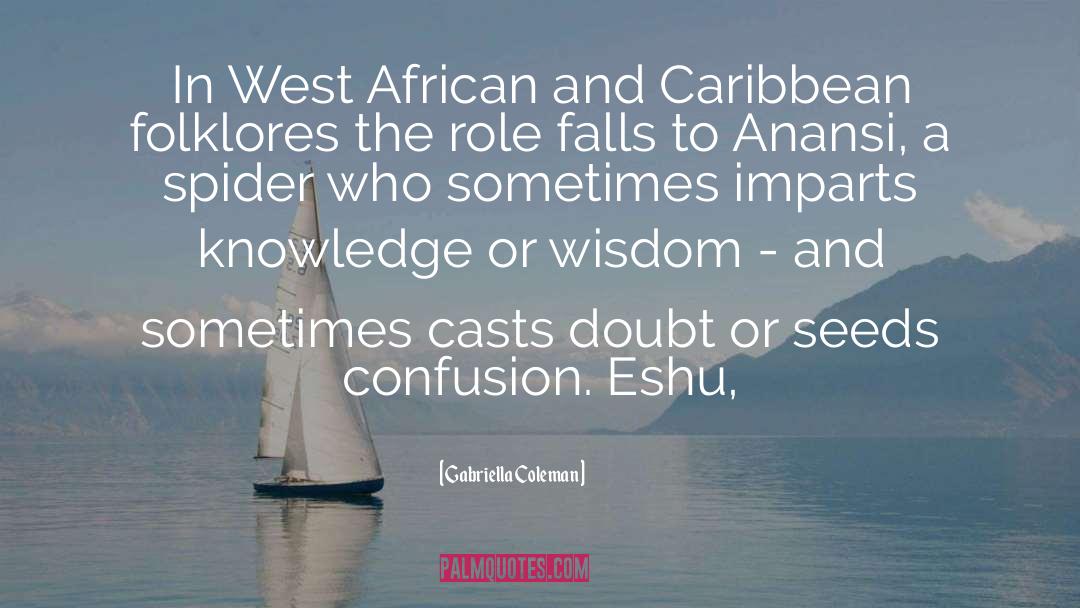 West African quotes by Gabriella Coleman