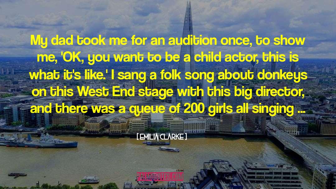 West End quotes by Emilia Clarke