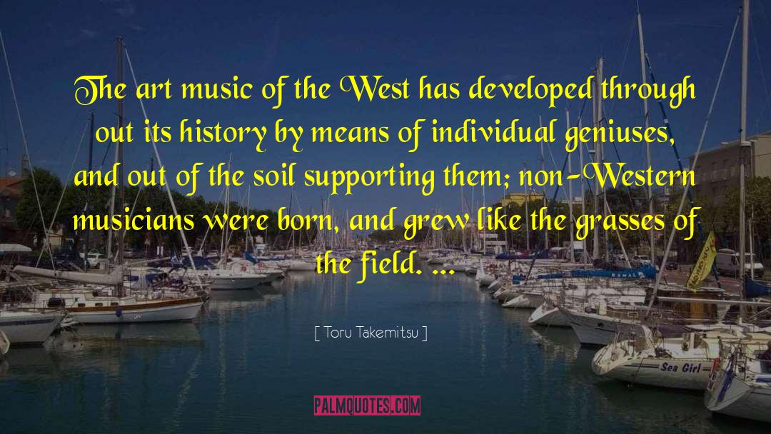 West March quotes by Toru Takemitsu