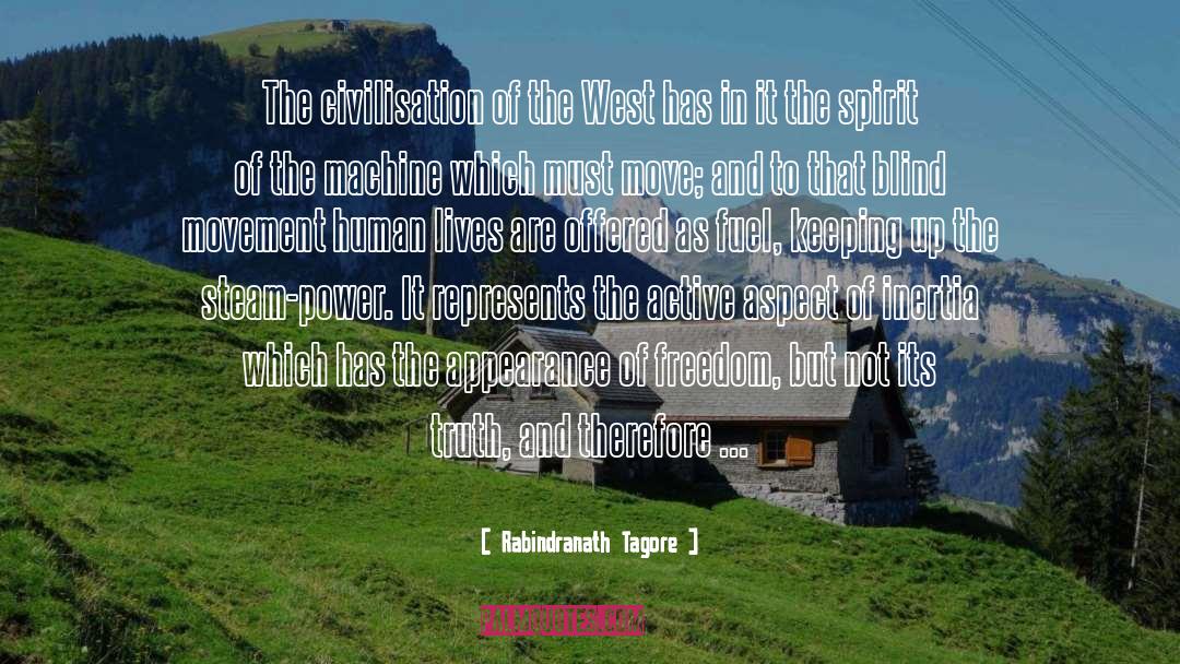 West Of Scotland quotes by Rabindranath Tagore