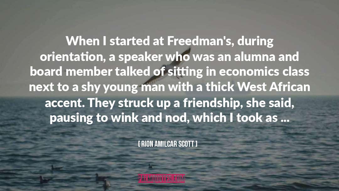 West Of Scotland quotes by Rion Amilcar Scott