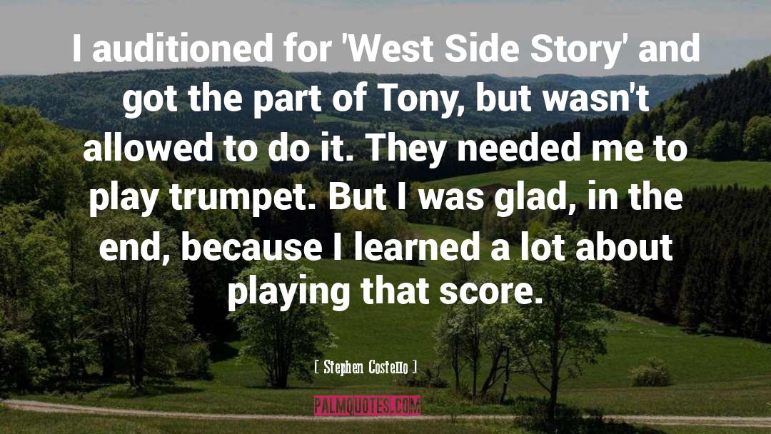 West Side quotes by Stephen Costello