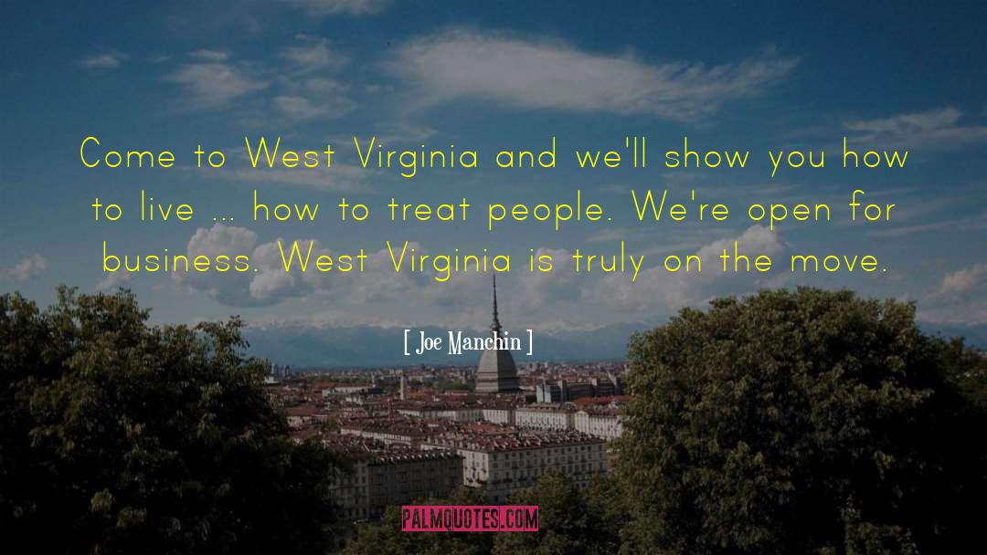 West Virginia quotes by Joe Manchin