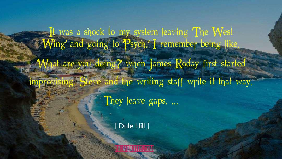West Wing quotes by Dule Hill