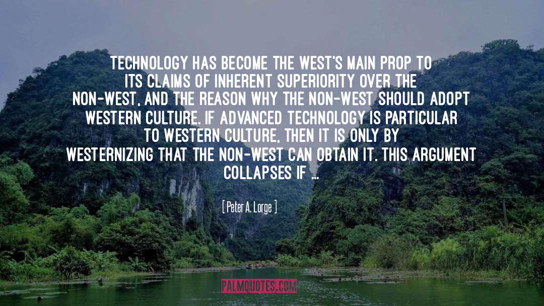 Western Culture quotes by Peter A. Lorge