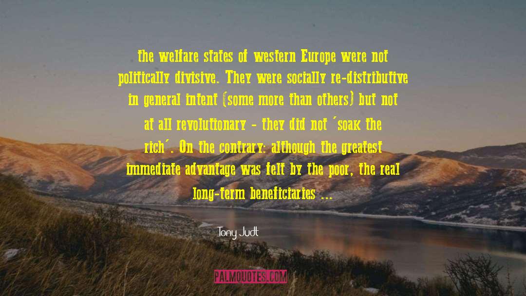 Western Europe quotes by Tony Judt