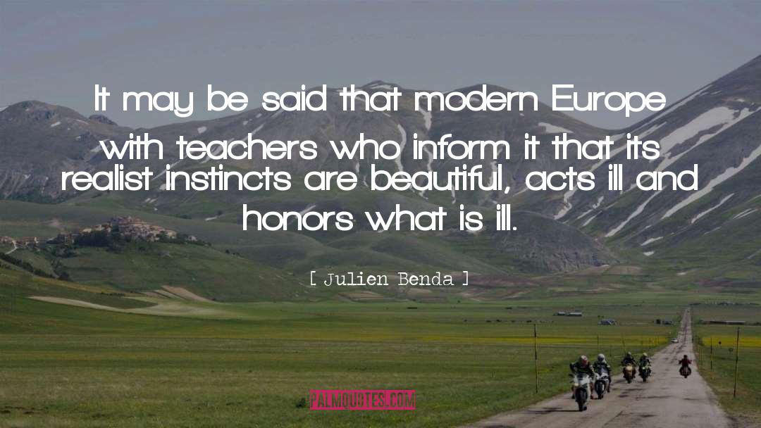 Western Europe quotes by Julien Benda