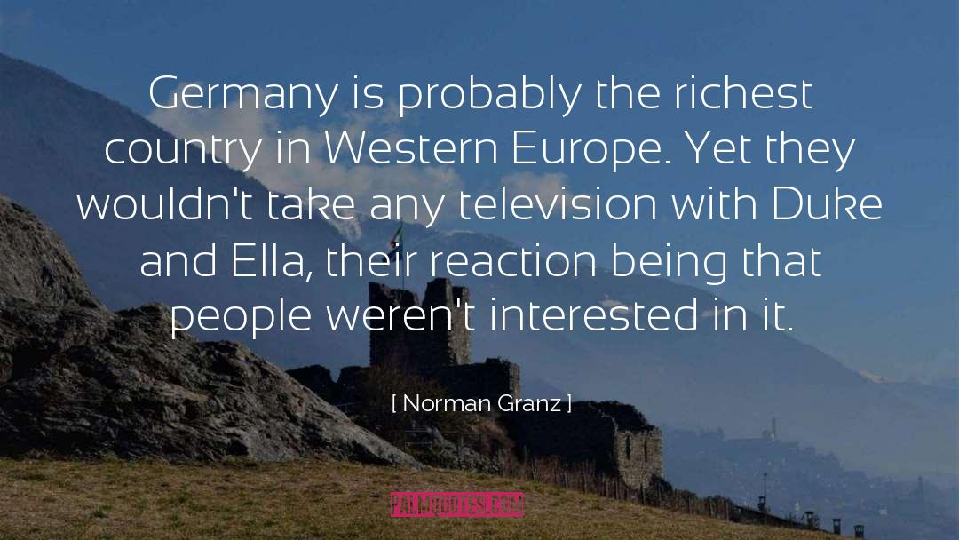 Western Europe quotes by Norman Granz