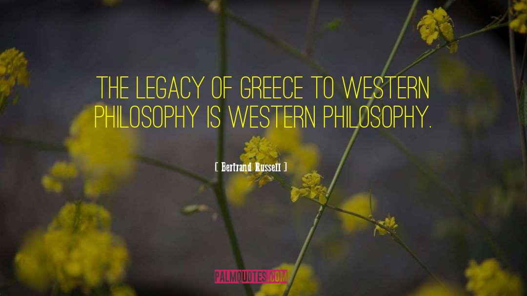 Western Philosophy quotes by Bertrand Russell