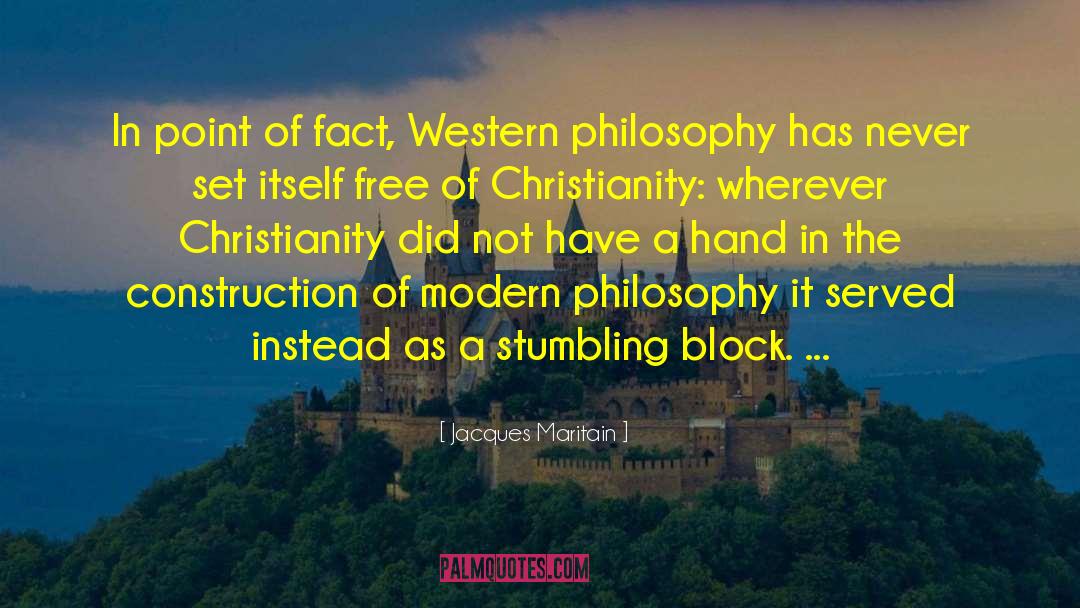 Western Philosophy quotes by Jacques Maritain