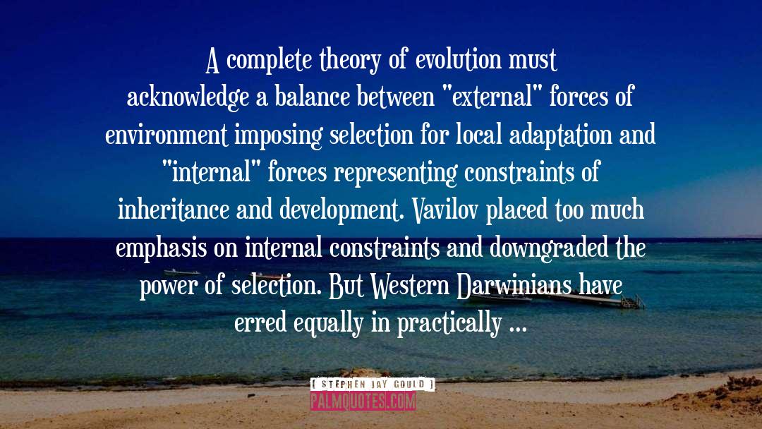 Western Power quotes by Stephen Jay Gould