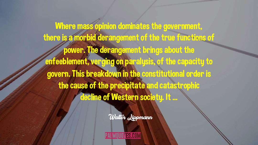 Western Power quotes by Walter Lippmann