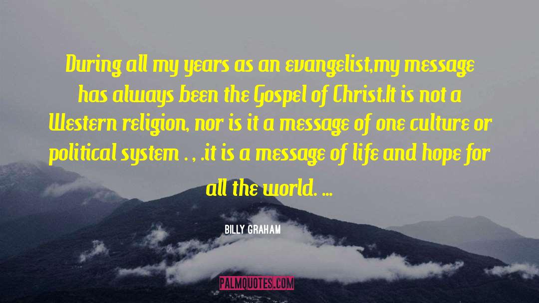 Western Religion quotes by Billy Graham