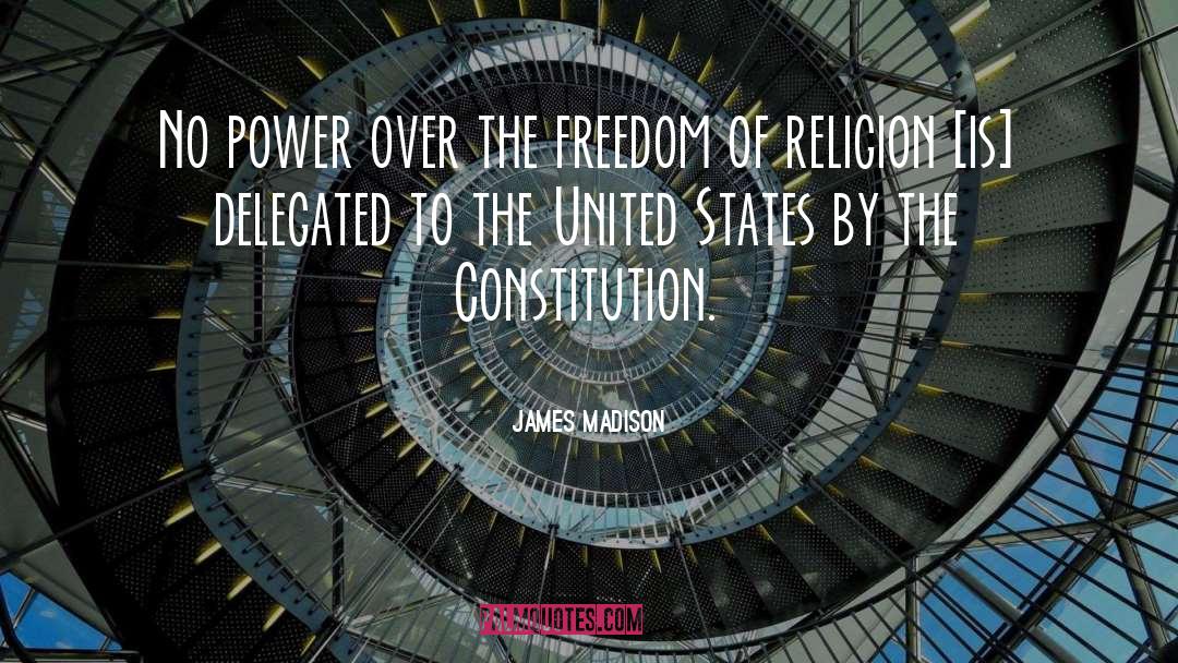 Western Religion quotes by James Madison