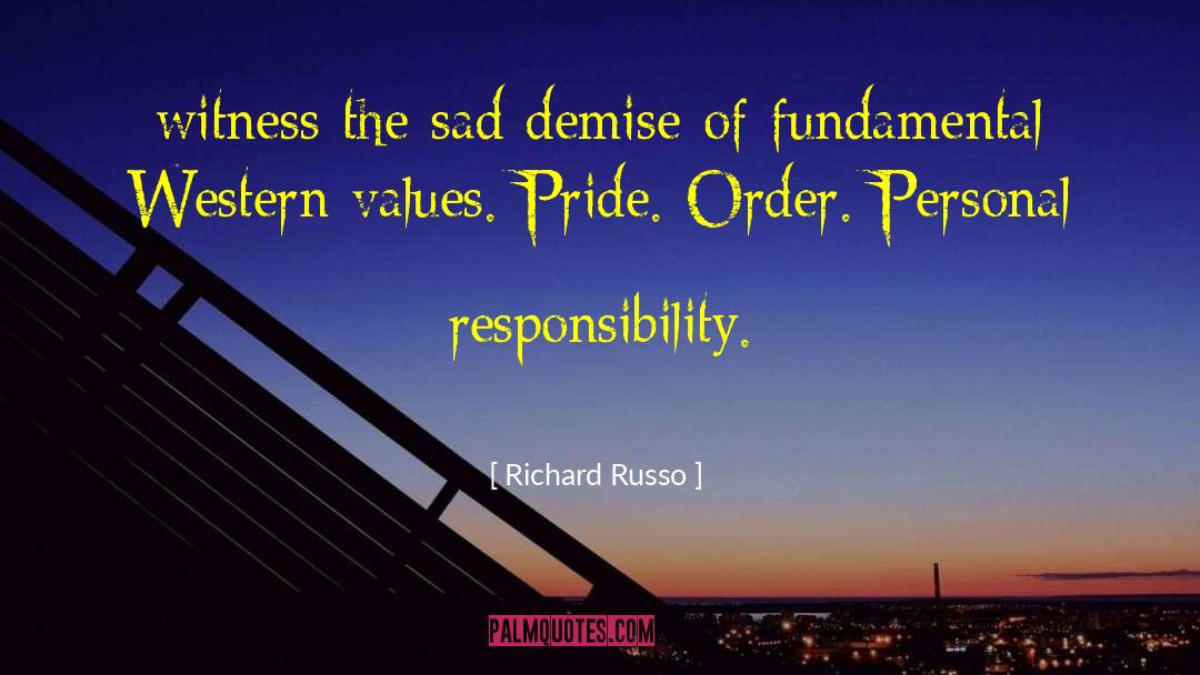 Western Values quotes by Richard Russo
