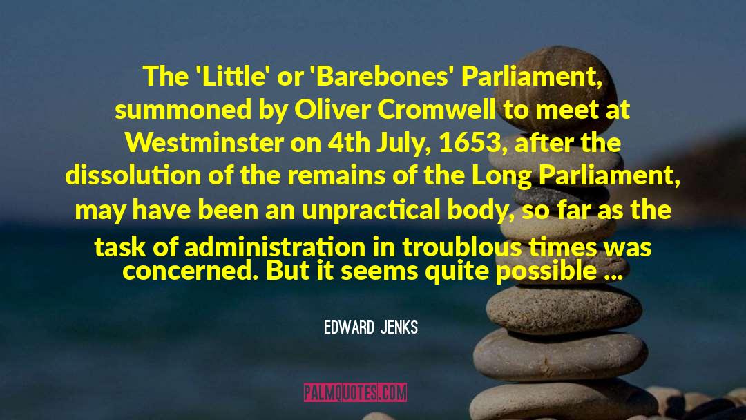 Westminster quotes by Edward Jenks