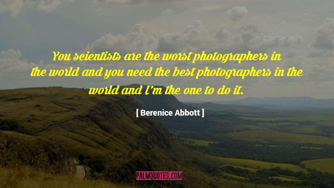 Weston Abbott quotes by Berenice Abbott