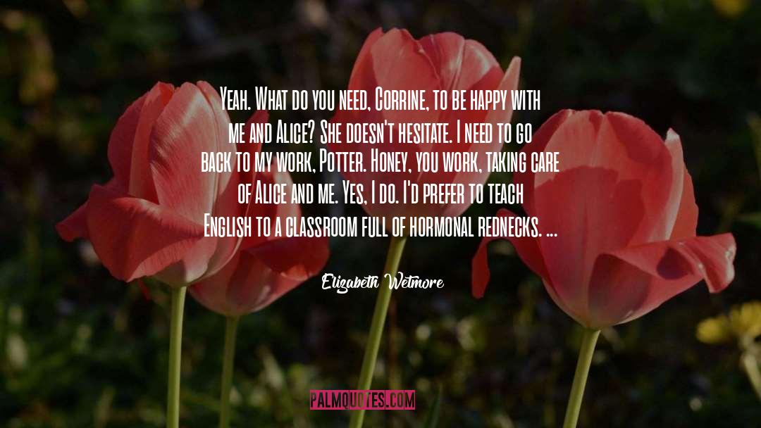 Wetmore quotes by Elizabeth Wetmore