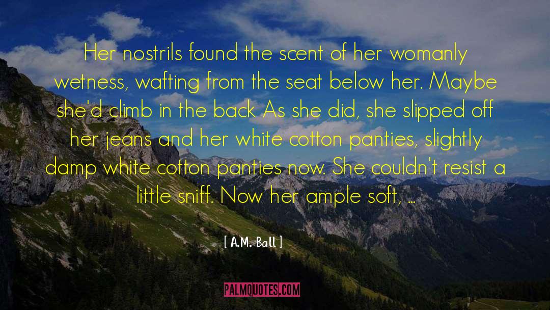 Wetness quotes by A.M. Ball