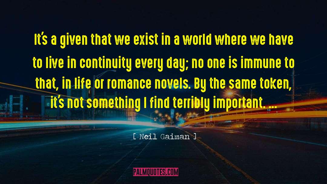 Wetsern Romance quotes by Neil Gaiman
