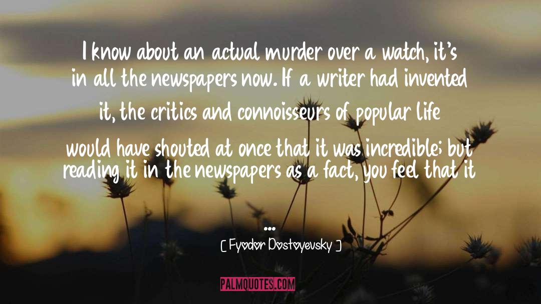 Wettlaufer Murder quotes by Fyodor Dostoyevsky