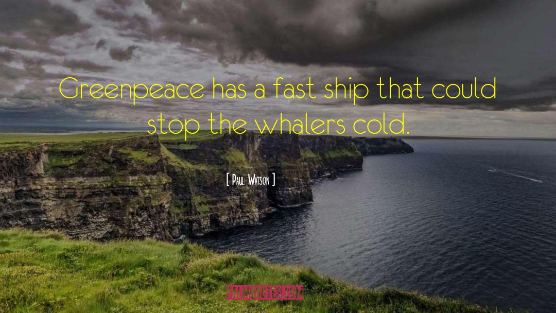 Whalers quotes by Paul Watson