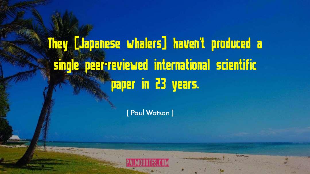 Whalers quotes by Paul Watson